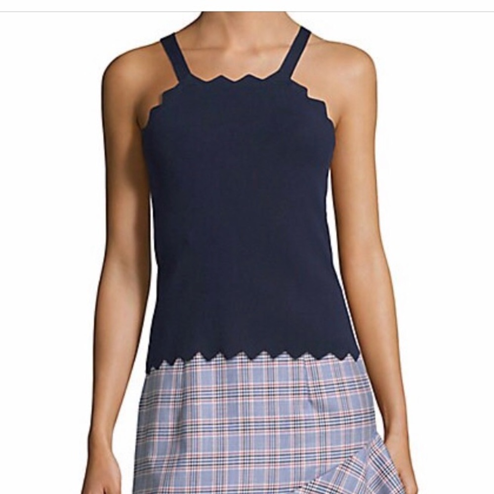 Milly Scalloped Tank top